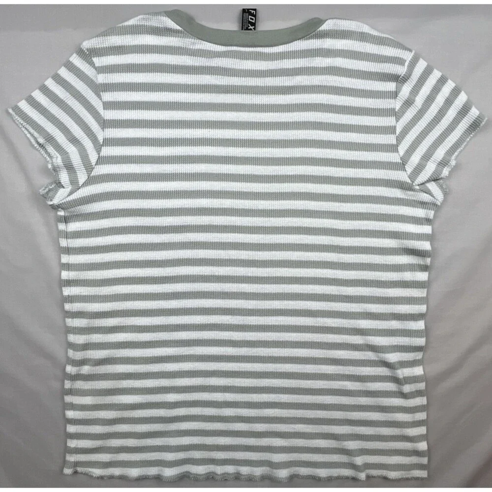 Fox Racing Striped Out Women's Short Sleeve Crew Neck T-Shirt